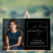 In Love Memory Photo Funeral Memorial Welcome (Neutre)