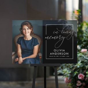 In Love Memory Photo Funeral Memorial Welcome