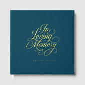 "In Love Memory" Script Police Keepsaké Funeral (Recto)