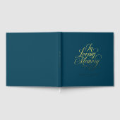 "In Love Memory" Script Police Keepsaké Funeral (Complet)