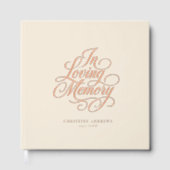 "In Love Memory" Script Police Keepsaké Funeral (Recto)