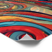 In Love Moderne Kunst Poster (Hoek)