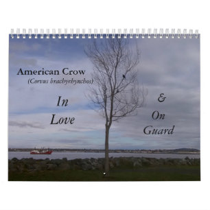 In Love & On Guard Crow Kalender