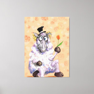 In Love Ram - Funny Canvas Afdruk