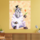 In Love Ram - Funny Canvas Afdruk (Insitu (Woonkamer))