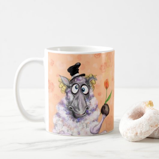 In Love Ram - Gentleman - Funny Koffiemok (Met donut)