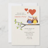 In Love Valentijns Party Invitation Kaart (Voorkant)