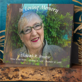 In Loving Memory 1017 Fotoplaat