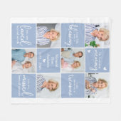 In Loving Memory 6 Fotocollage Custom Memorial Fleece Deken (Voorkant (Horizontaal))