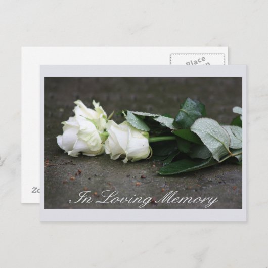 In Loving Memory/Celebration of Life Invitation (Devant / Derrière)