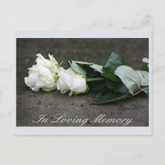 In Loving Memory/Celebration of Life Invitation (Devant)