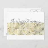 In Loving Memory/Celebration of Life Invitation (Devant / Derrière)