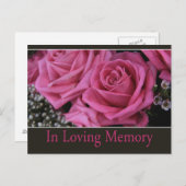 In Loving Memory/Celebration of Life Invitation (Devant / Derrière)