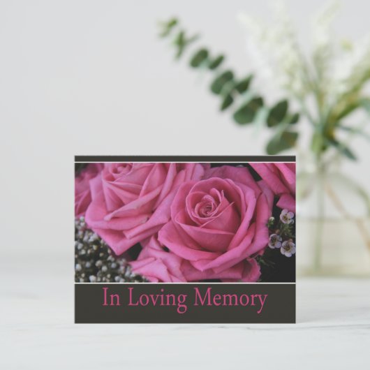 In Loving Memory/Celebration of Life Invitation (Debout devant)