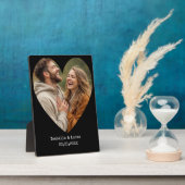 "In Loving Memory – Couple Plaque" Fotoplaat (Zijkant)