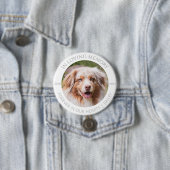 In Loving Memory Custom Pet Photo & Name Badge (En situation)