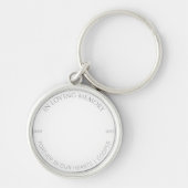 In Loving Memory Custom Pet Photo & Name Keychain (Voorkant)