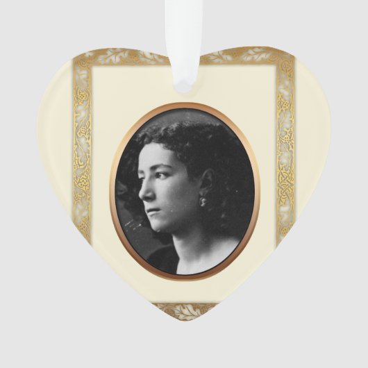 In Loving Memory Custom Photo Memorial Ornament 1 (voorkant)