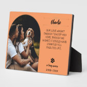 In Loving Memory Dog Photo Plaque – Personalized G (Côté)
