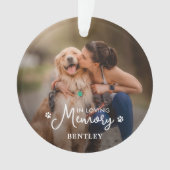 In Loving Memory - Empreintes de pattes Pet Dog 2 (devant)