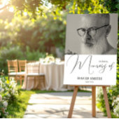 In Loving Memory - Funeral Poster With Photo