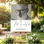 In Loving Memory - Funeral Poster With Photo