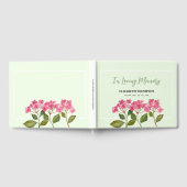 In Loving Memory Funeral Waterverf Hydrangea Gastenboek (Volledig)