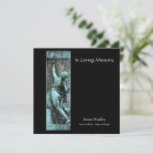 In Loving Memory Funerary Art Viering van het leve Kaart (Staand voorkant)