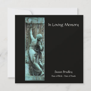 In Loving Memory Funerary Art Viering van het leve Kaart