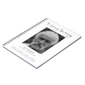 In Loving Memory Gastenboek Notitieboek (Linkerzijde)