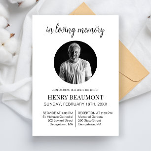 In Loving Memory Gebed Begrafenis Welkom Memorial Kaart