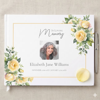 In Loving Memory Gele Rozen 1 Foto Gastenboek