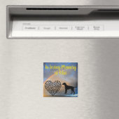 In Loving Memory Gepersonaliseerde naam Memorial D Magneet (Insitu (Vaatwasser))