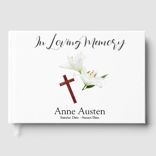 In Loving Memory Guest Book (Recto)