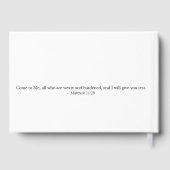 In Loving Memory Guest Book - Floral (Verso)