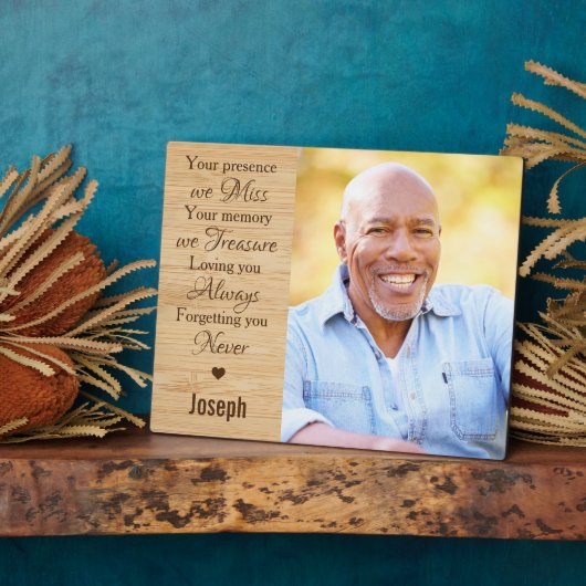 In Loving Memory Keepomwille Memorial Photo Fotoplaat (Zijkant)