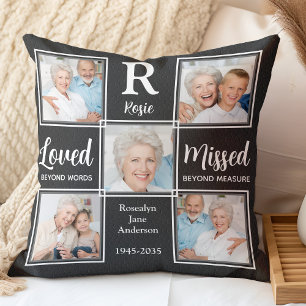 In Loving Memory Keepsake 5 Foto Memorial Kussen