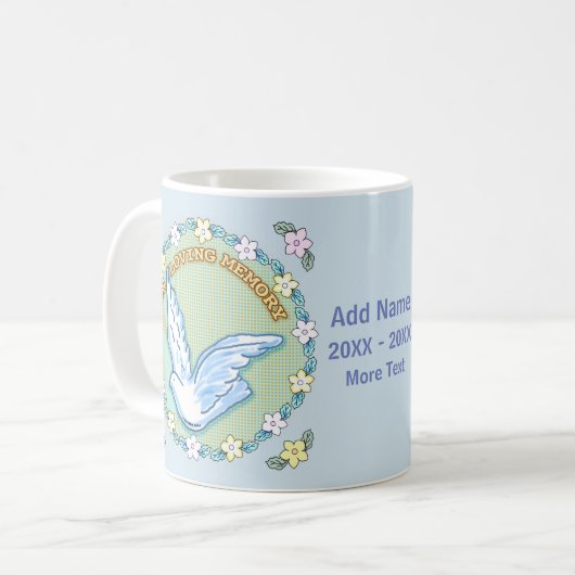 In Loving Memory Memorial aangepaste mokken (Voorkant links)