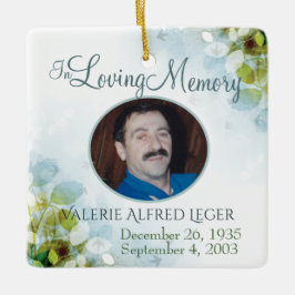 In Loving Memory Memorial Keepomwille Keramisch Ornament