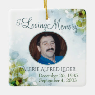 In Loving Memory Memorial Keepomwille Keramisch Ornament