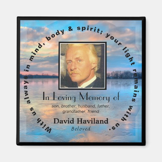 In Loving Memory of Magnet HAMbyWG Magneet (Voorkant)