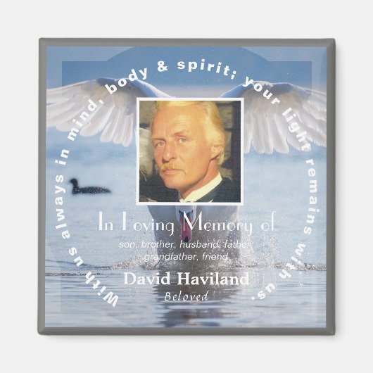 In Loving Memory of Magnet HAMbyWG Magneet (Voorkant)