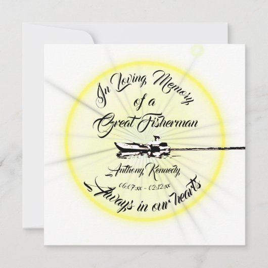 In Loving Memory of the Great Fisherman (Voorkant)