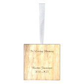 In Loving Memory Personaliseer het verlies van hui Ornament (Rechts)