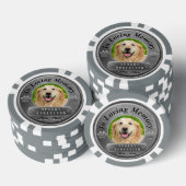 In Loving Memory Pet Pocket Foto Herinnering Poker Chips (Opstapeling)