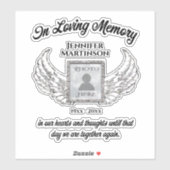 In Loving Memory Photo Memorial Sticker (Vel)