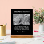 In Loving Memory Photo Wedding Black White (Mariage)