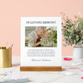 In Loving Memory Photo Wedding Blue (Mariage)