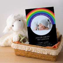 In Loving Memory Rainbow baby Funeral Modern