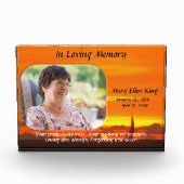 In Loving Memory Sailboat Sunset 1300 Fotoblokken (Voorkant)